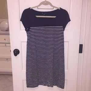 GAP navy stripe dress